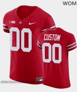 #00 Ohio State Buckeyes Women Football College Limited Custom Jersey Red, Custom Ohio State Buckeyes Jersey, T-Shirts, Hats top quality